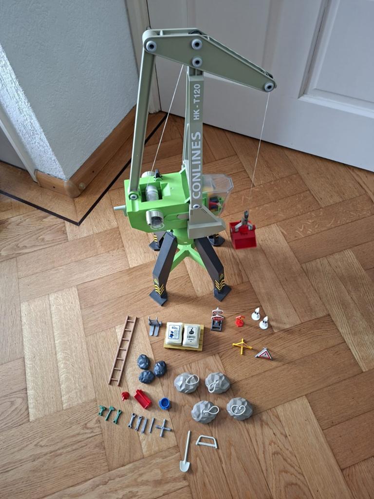 Playmobil 4470 Havenkraan  -, Ophalen of Verzenden, Zo goed als nieuw, Complete set