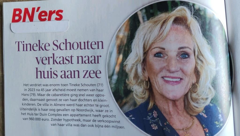 Tineke Schouten Artikel Knipsel, Verzamelen, Tijdschriften, Kranten en Knipsels, Ophalen of Verzenden, 1980 tot heden, Nederland