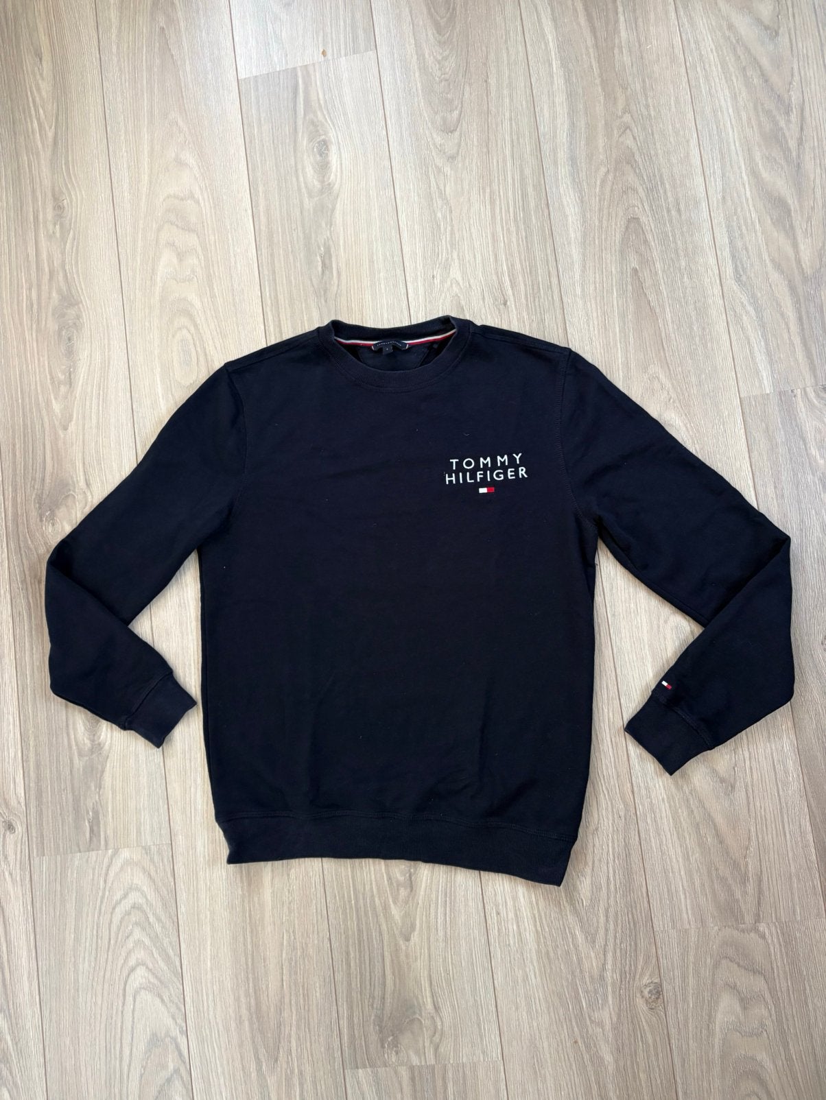 Zwarte Tommy Hilfiger trui - maat S, Zwart, Tommy Hilfiger, Ophalen of Verzenden, Zo goed als nieuw