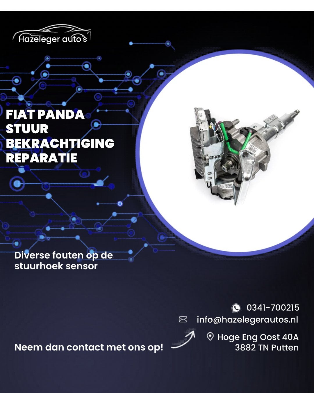 Fiat elektrische stuurbekrachtiging reparatie, Auto-onderdelen, Ophalen of Verzenden