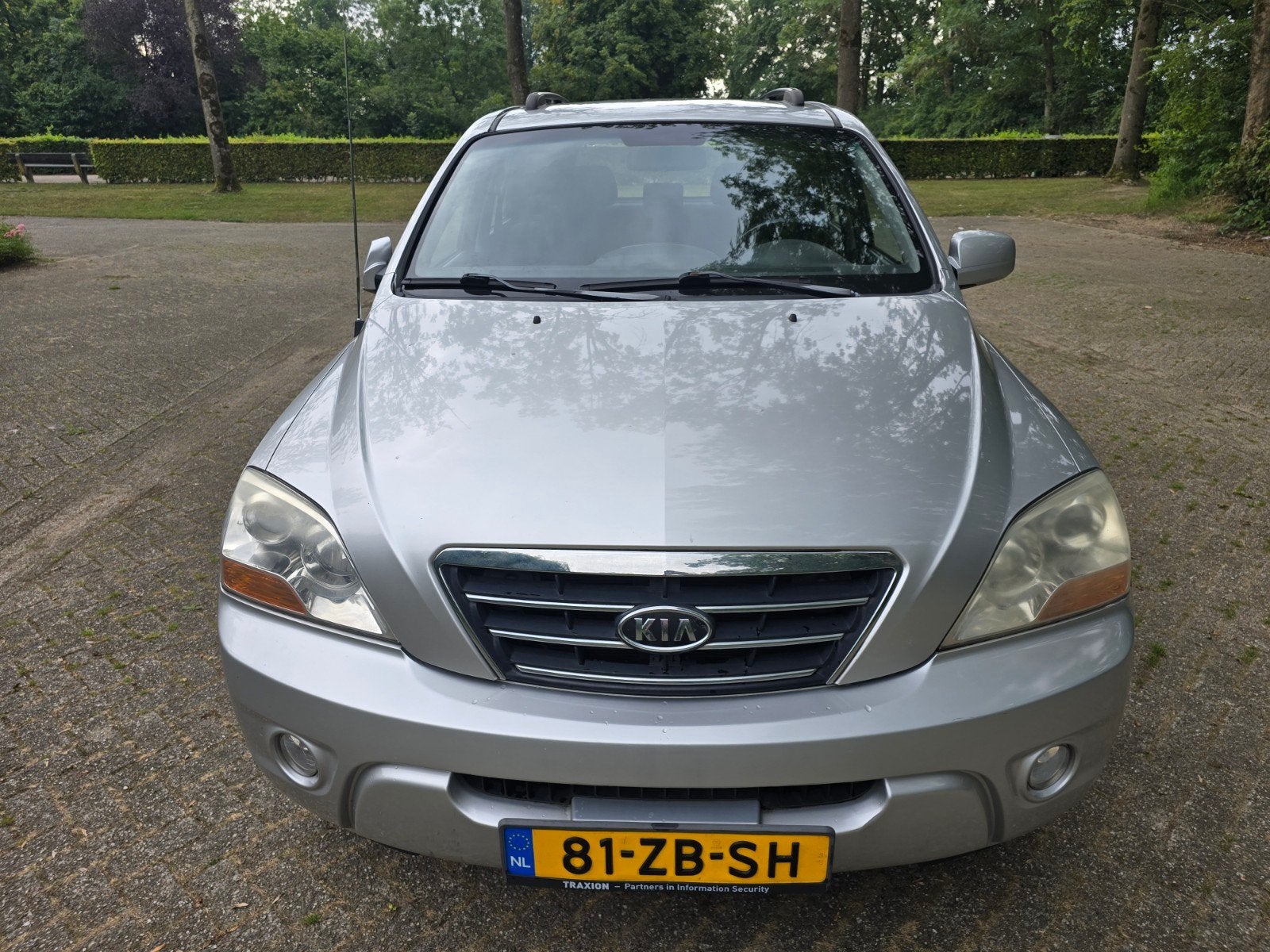 Kia Sorento 3.3 V6 AUT 2007 Grijs nw apk benzine lpg, Automaat, Stof, Zwart, Origineel Nederlands