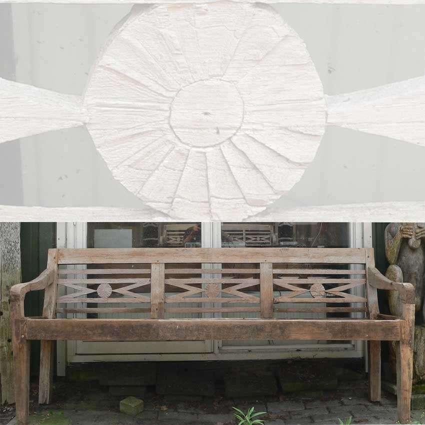 Diepe stationsbank voor zacht prijsje RB55 lounge bank teak, Ophalen of Verzenden