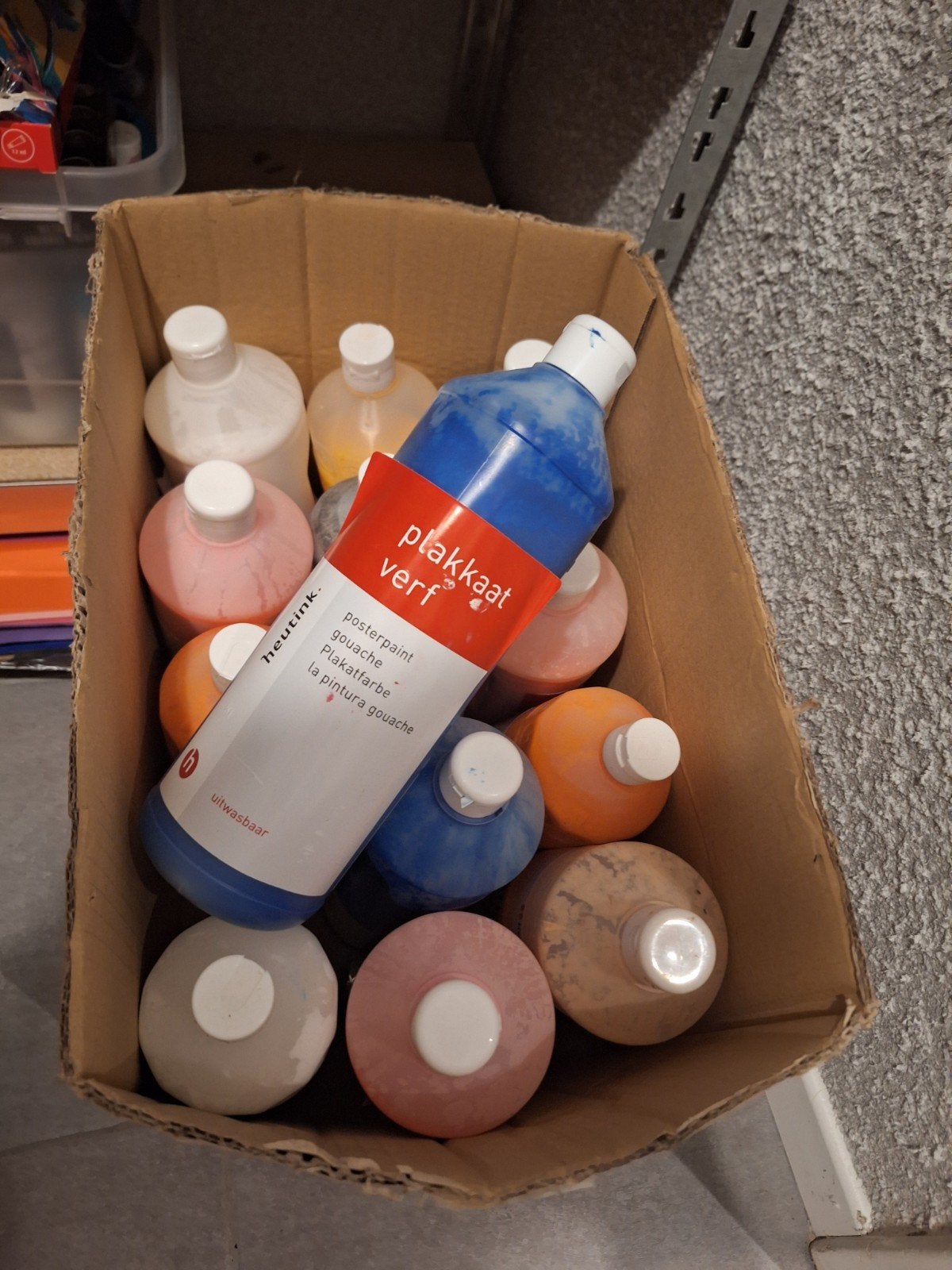 Partij plakkaatverf en bijzondere verf, Hobby en Vrije tijd, Schilderen, Ophalen, Gebruikt, Overige typen