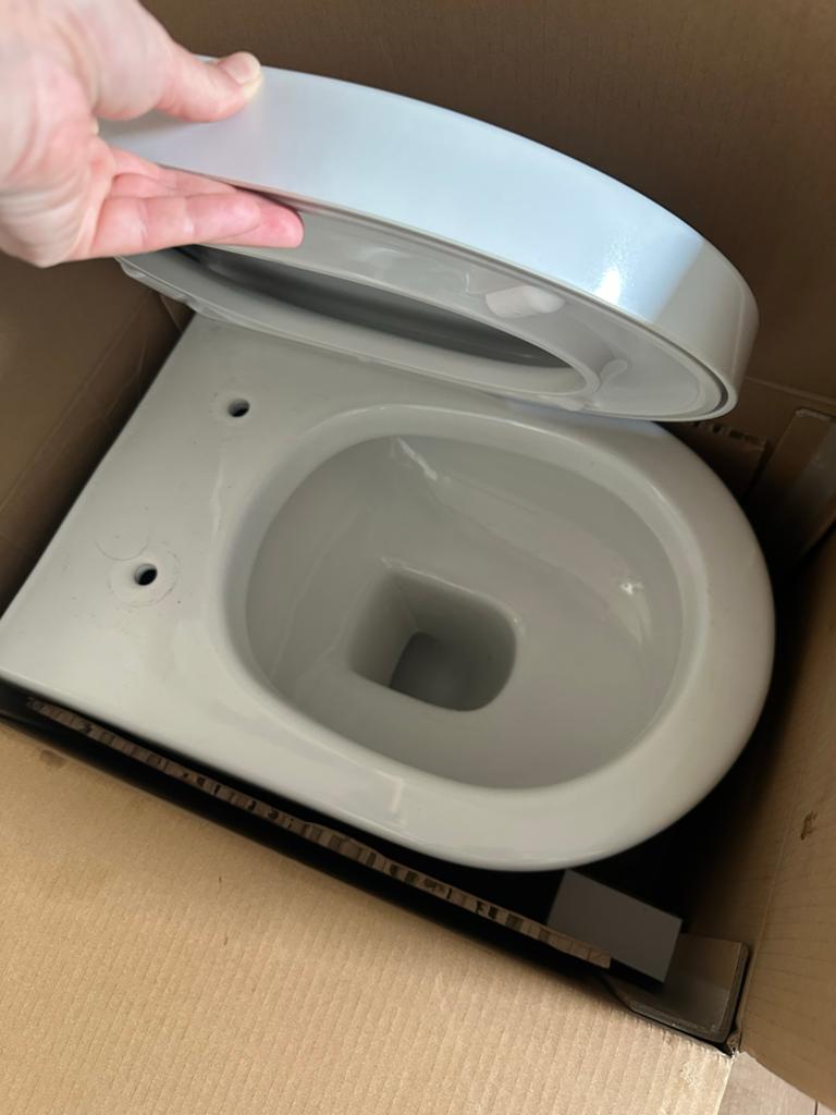 Gebruikt Toilet met Zitting, Ophalen, Nieuw, Toilet