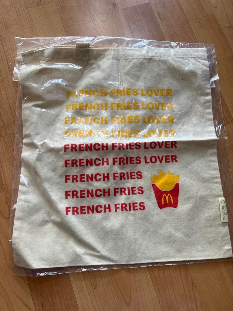 McDonald's French Fries Lover Tote Bag - Nieuw, Ophalen of Verzenden, Nieuw, Beige, Shopper