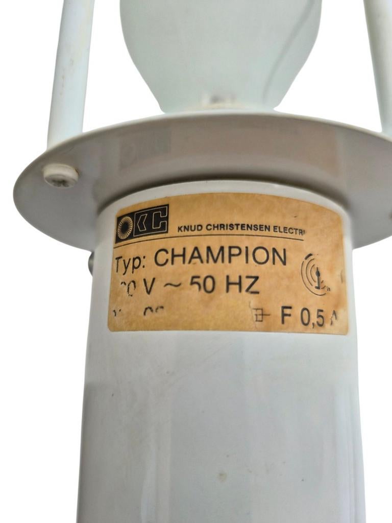 Vintage Knud Christensen Champion vloerlamp, Ophalen, Gebruikt, 100 tot 150 cm, Knud Christensen
