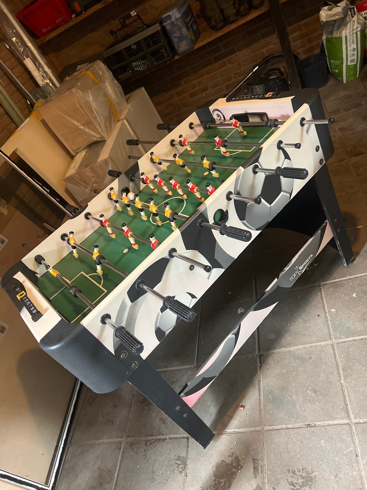 Tafelvoetbaltafel Top Sports, Ophalen, Gebruikt