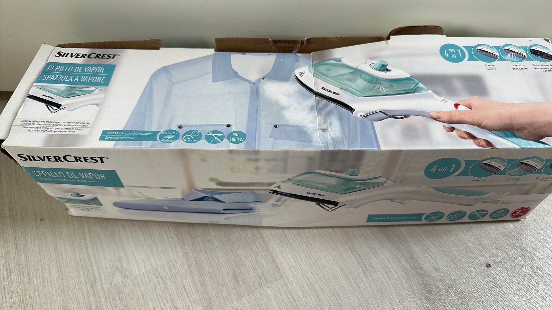 SilverCrest kleding stoommachine - Ongebruikt, Ophalen of Verzenden, Nieuw, Strijkijzer met snoer
