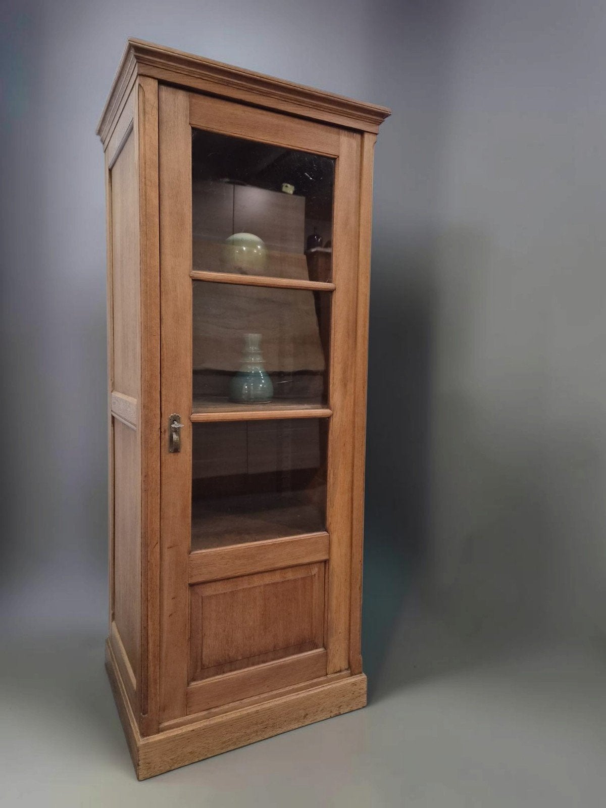 Antieke Art Deco Vitrinekast Boekenkast 1930, Antiek en Kunst, Ophalen