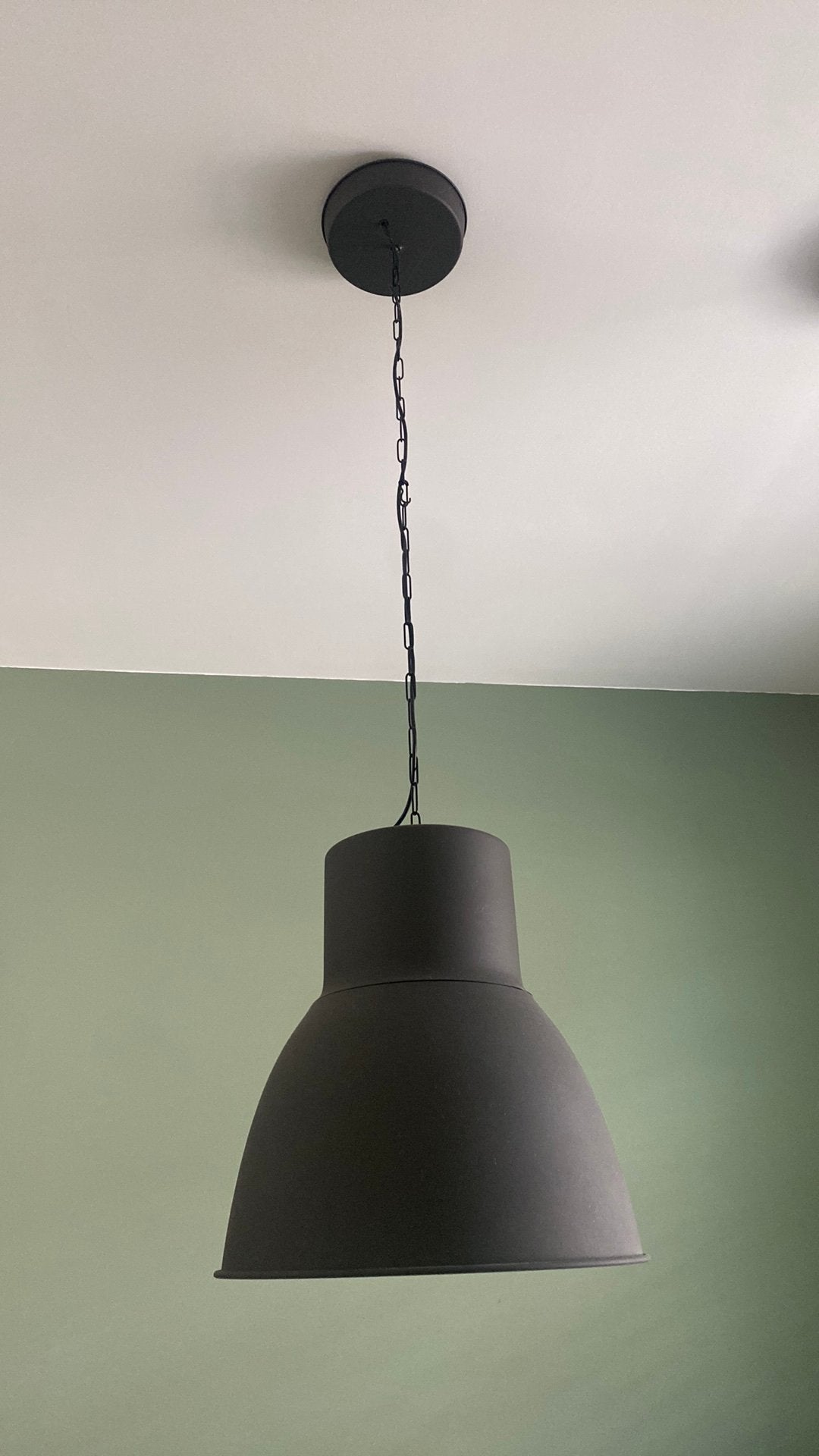 Ikea hanglamp hektar 2 stuks, Ophalen, Gebruikt, Metaal, Industrieel