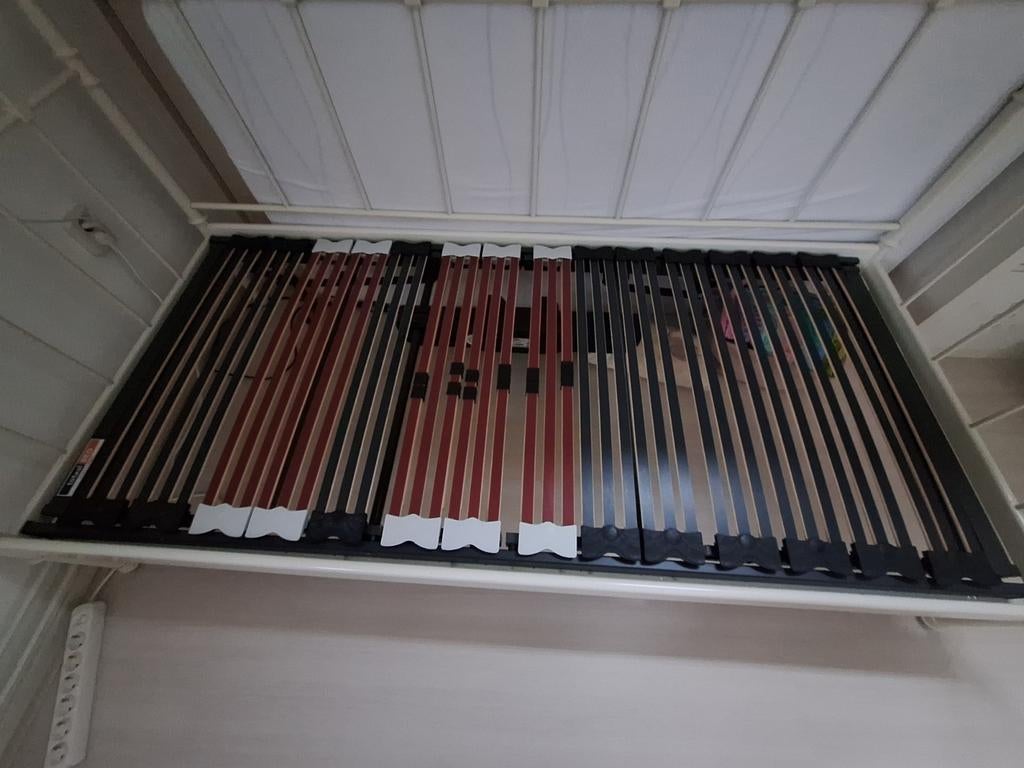 Elektrische bedbodem, Ophalen, Zo goed als nieuw, Eenpersoons, 90 cm