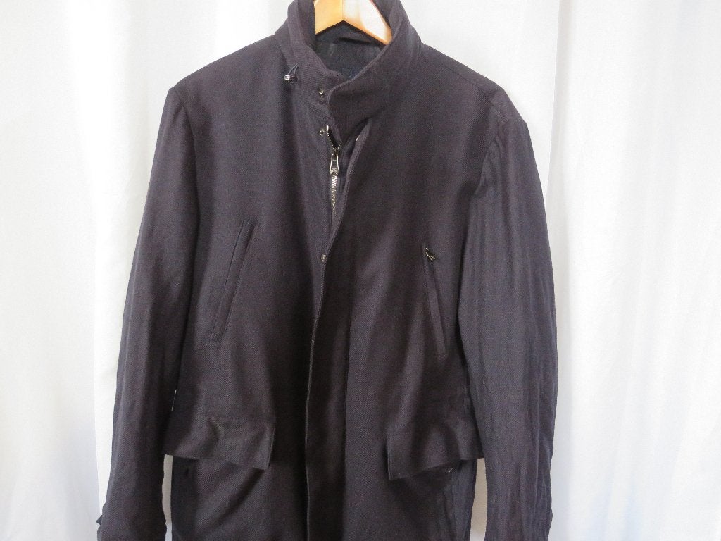 blauwe cashmere tussen jas knoop pols weg mt 52 Corneliani, Kleding | Heren, Ophalen of Verzenden, Gedragen, Maat 52/54 (L), Blauw