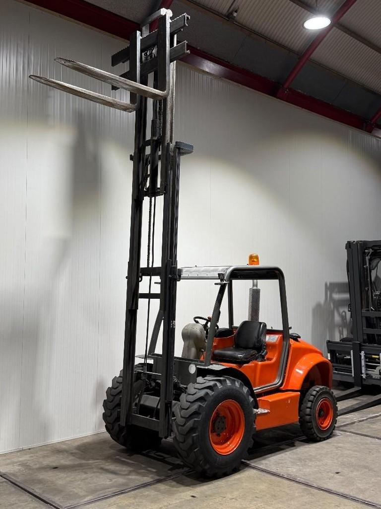 Ausa CH250 Triplex 3,7M Freelift Sideshift 4X2 Kubota Diesel, 2000 tot 3000 kg, Diesel, Heftruck, Ausa
