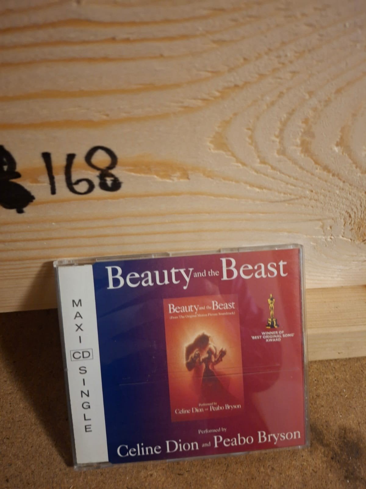 Celine Dion & Peabo Bryson - Beauty and the Beast CD Single, Cd's en Dvd's, Ophalen of Verzenden, Gebruikt, Filmmuziek en Soundtracks