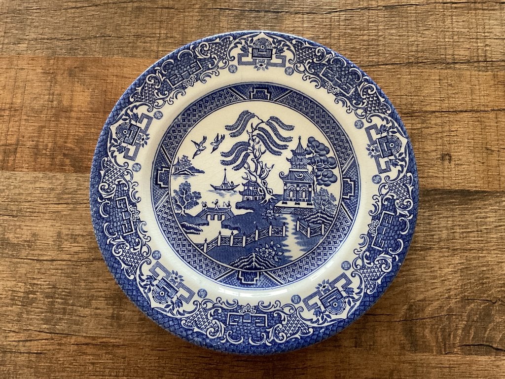 English Ironstone dinerbord, Ophalen