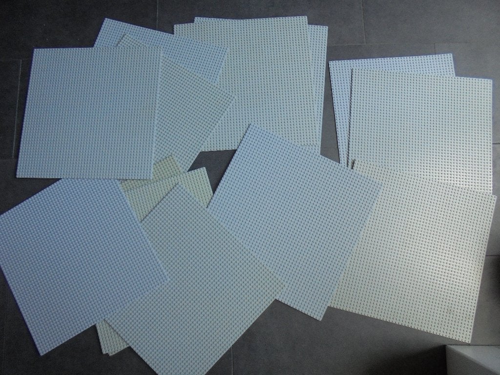 lego basisplaat lichtgrijs 7 euro per stuk, City, Lego, Ophalen of Verzenden, Zo goed als nieuw