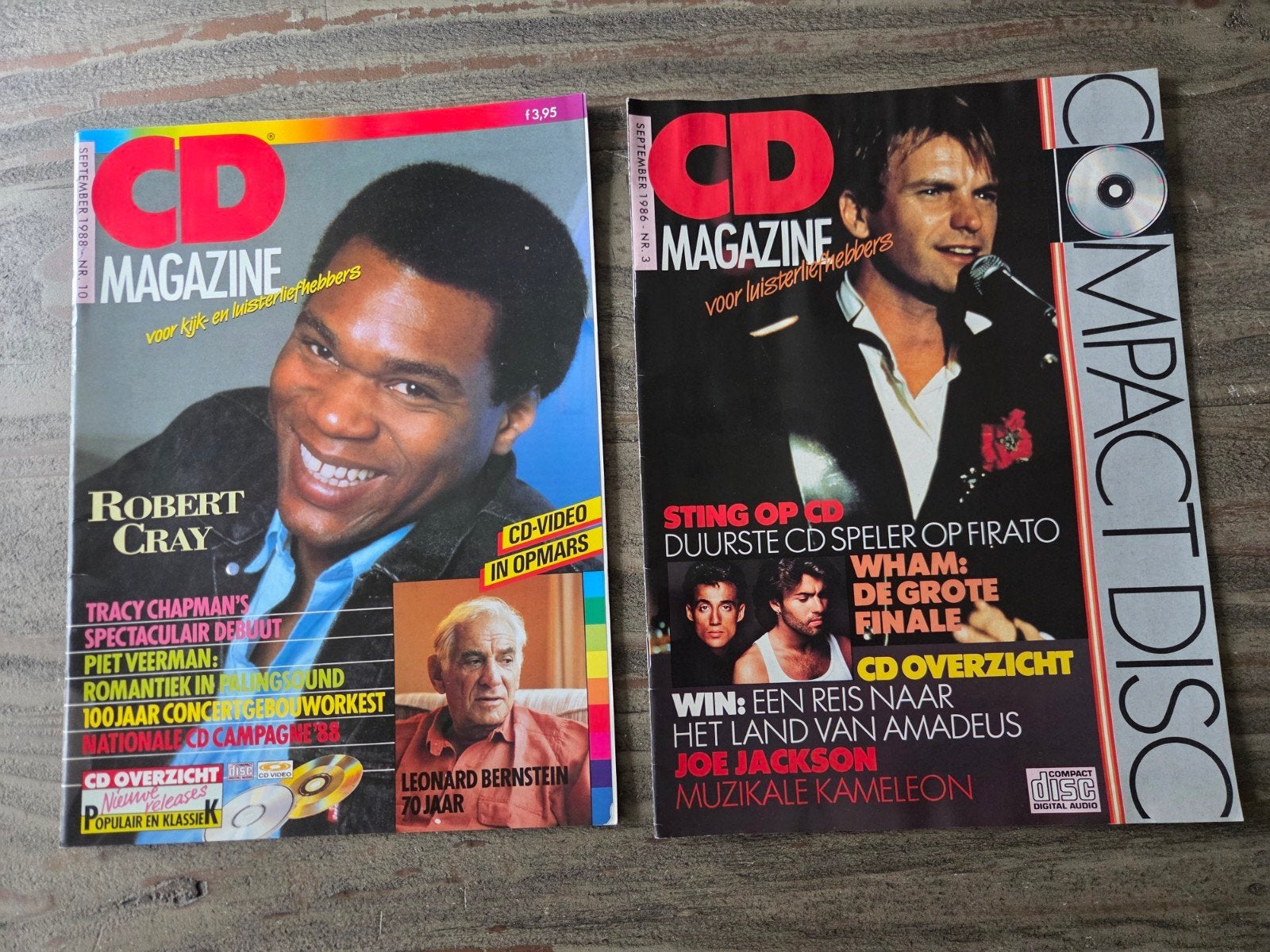 CD Magazine - Nummers 3 & 10 (September 1986 & 1988), Boeken, Ophalen of Verzenden, Gelezen, Muziek, Film of Tv