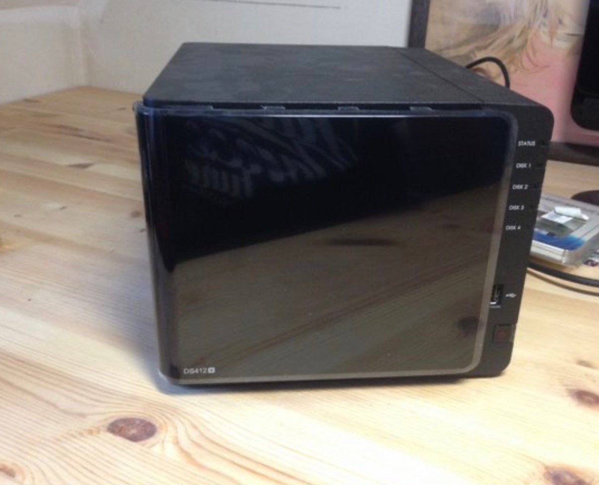 Z.G.A.N. Synology DiskStation DS412+ NAS - 4GB RAM., Computers en Software, Ophalen of Verzenden, Zo goed als nieuw