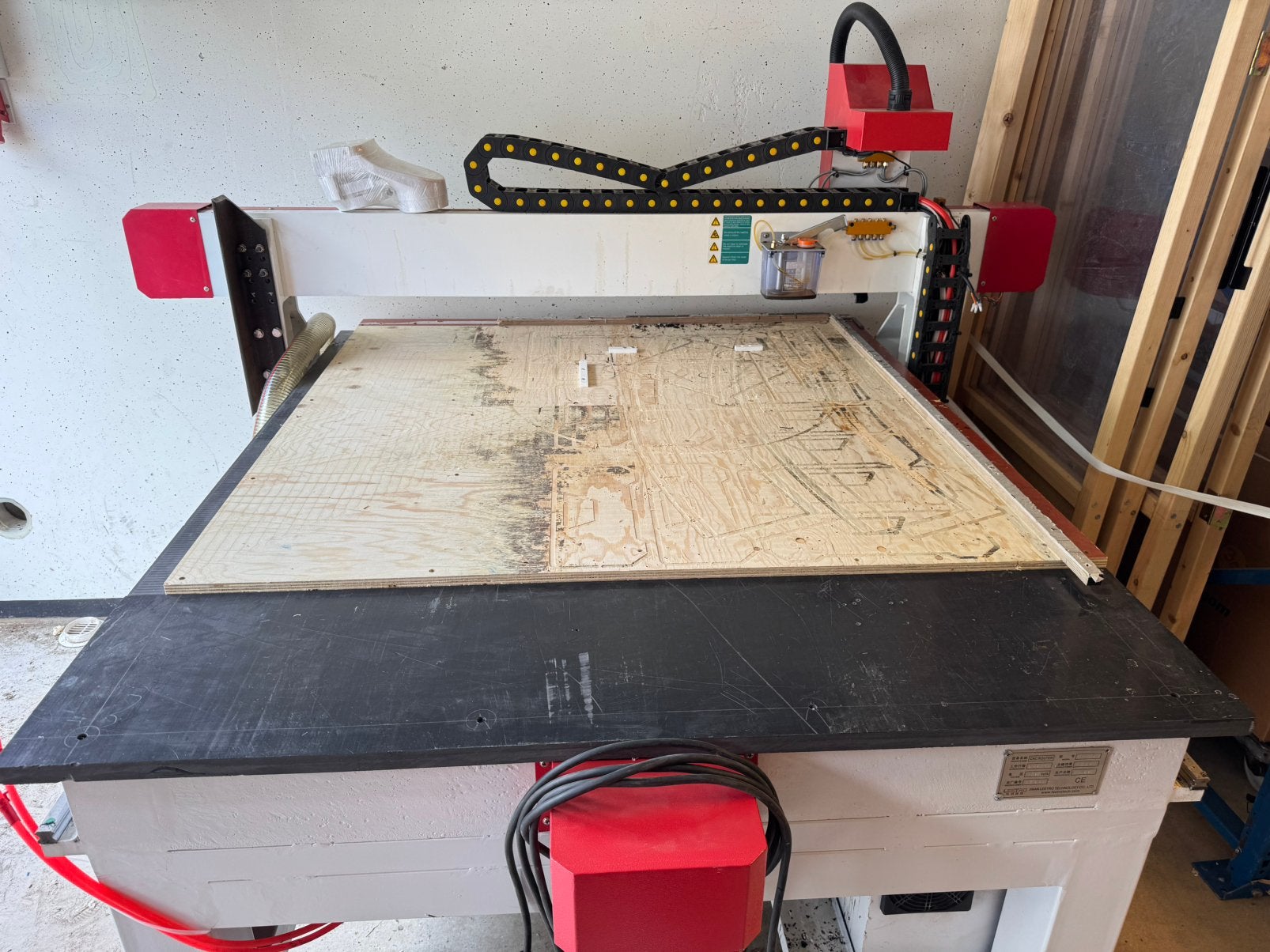 CNC Computerfreesbank / CNC router, Ophalen, Zo goed als nieuw, 1200 watt of meer, 70 mm of meer