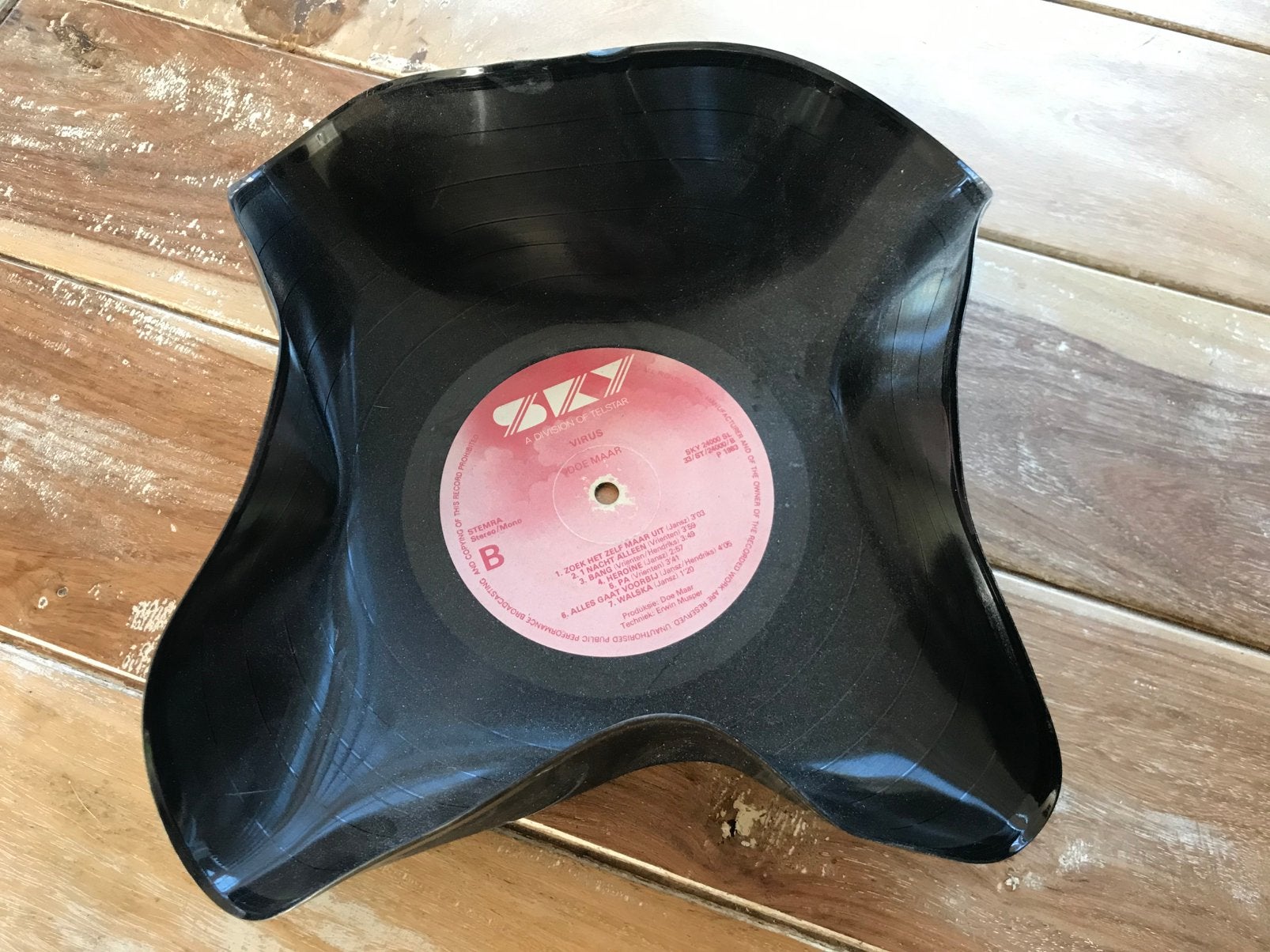 DOE MAAR - VIRUS 4Us vinyl lp fruitschaal, Ophalen of Verzenden, Gebruikt, 12 inch