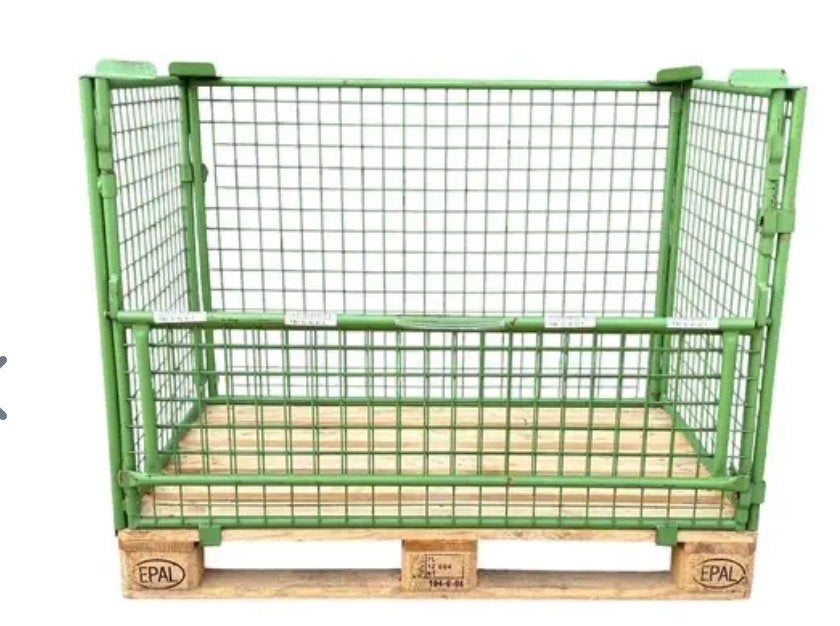 Stapelbaar gaasrek op EPAL-pallet - Groen - Palletkooi, Tuin en Terras, Ophalen of Verzenden