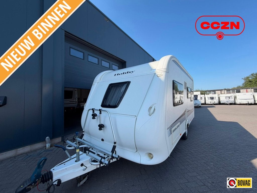 Hobby De Luxe 460 UFE, Caravans en Kamperen, Schokbreker, Rondzit, Hobby, Bedrijf