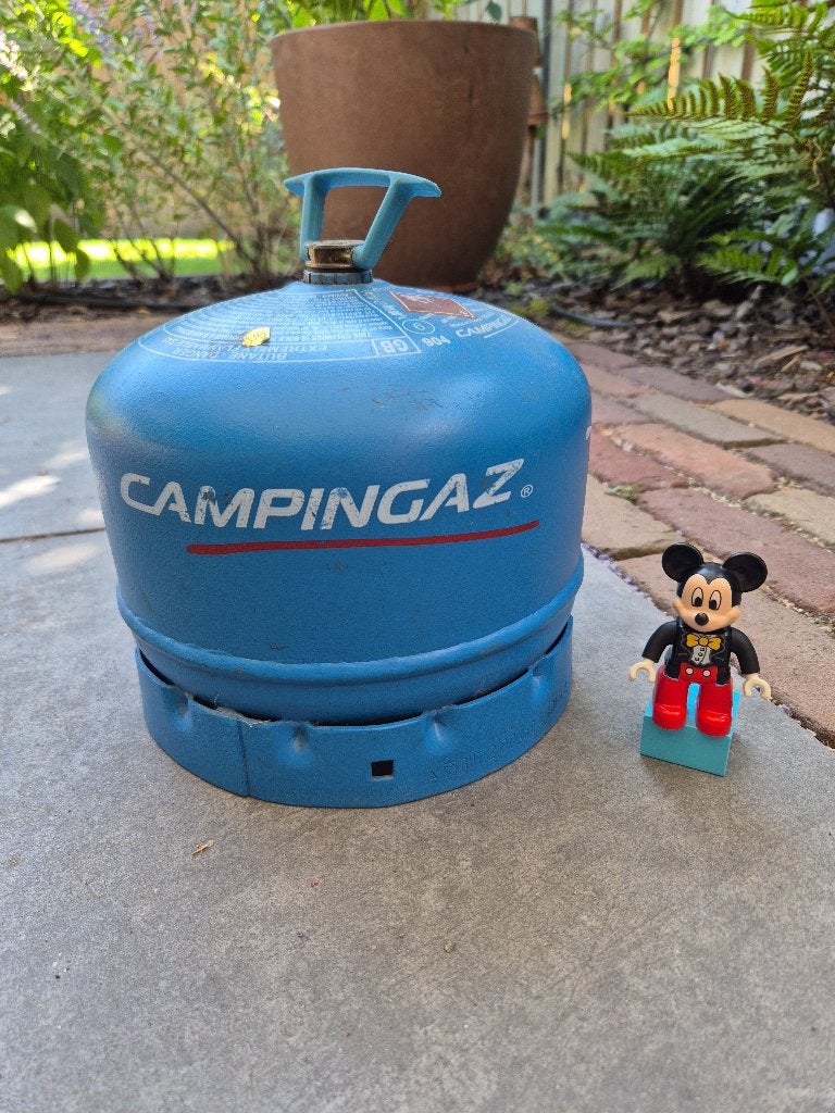 Campingaz gasfles 904 leeg, Caravans en Kamperen, Ophalen, Gebruikt