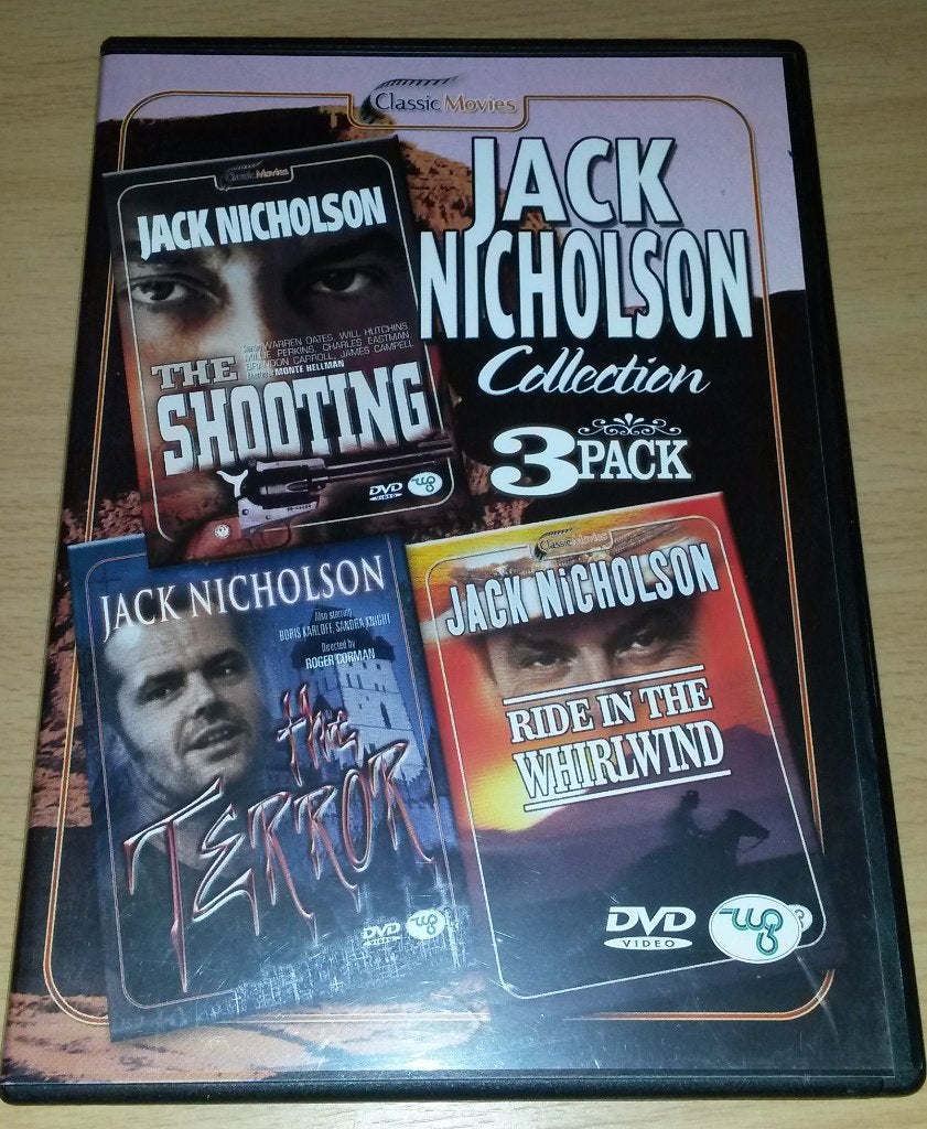 Jack Nicholson Collection - Terror, Shooting, Ride whirlwind, Cd's en Dvd's, Dvd's | Klassiekers, Zo goed als nieuw, Overige genres