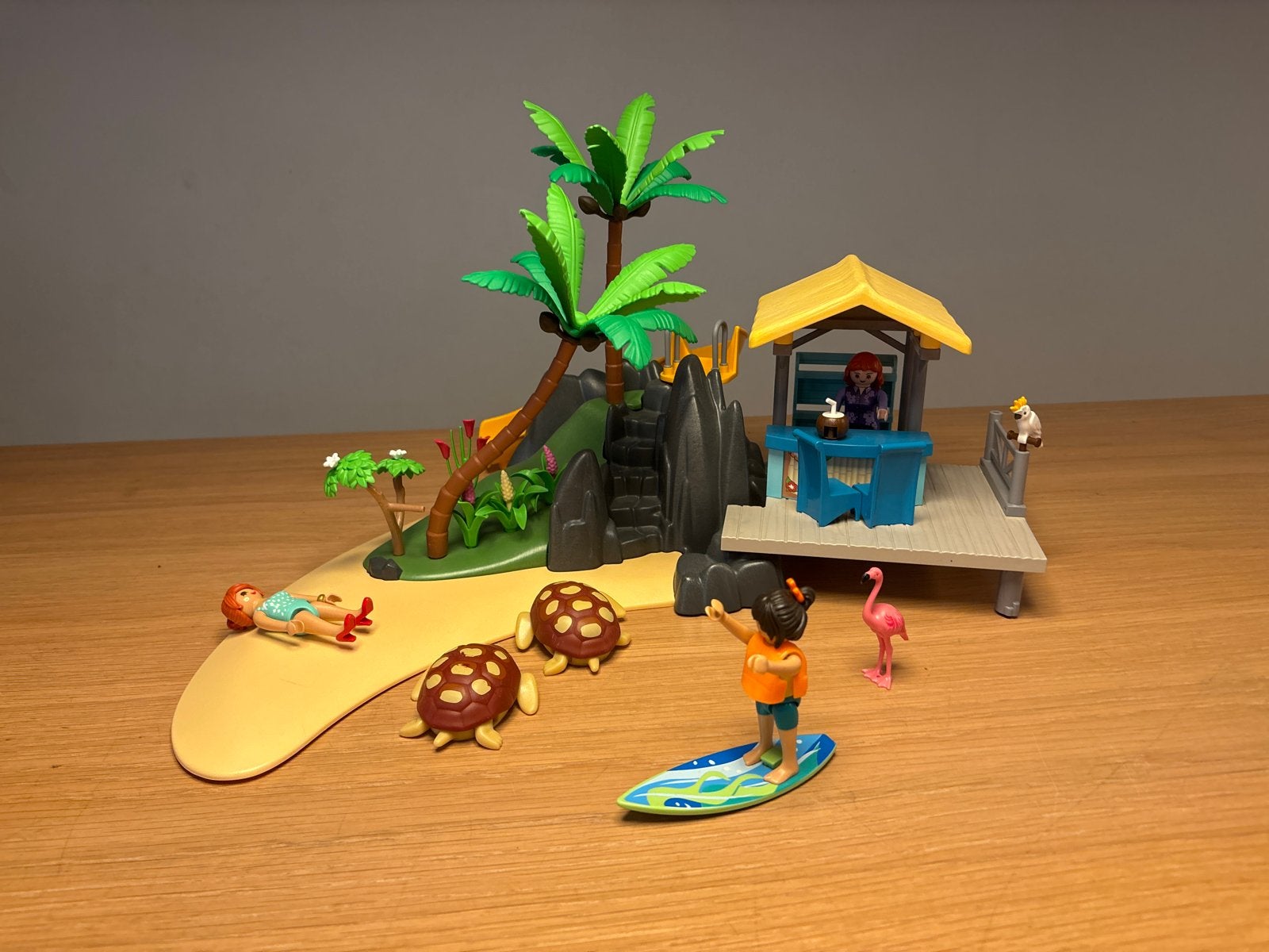 Playmobil 6979 Vakantie Eiland met Strandbar + extra's, Kinderen en Baby's, Gebruikt, Gebouw, Complete set, Ophalen of Verzenden