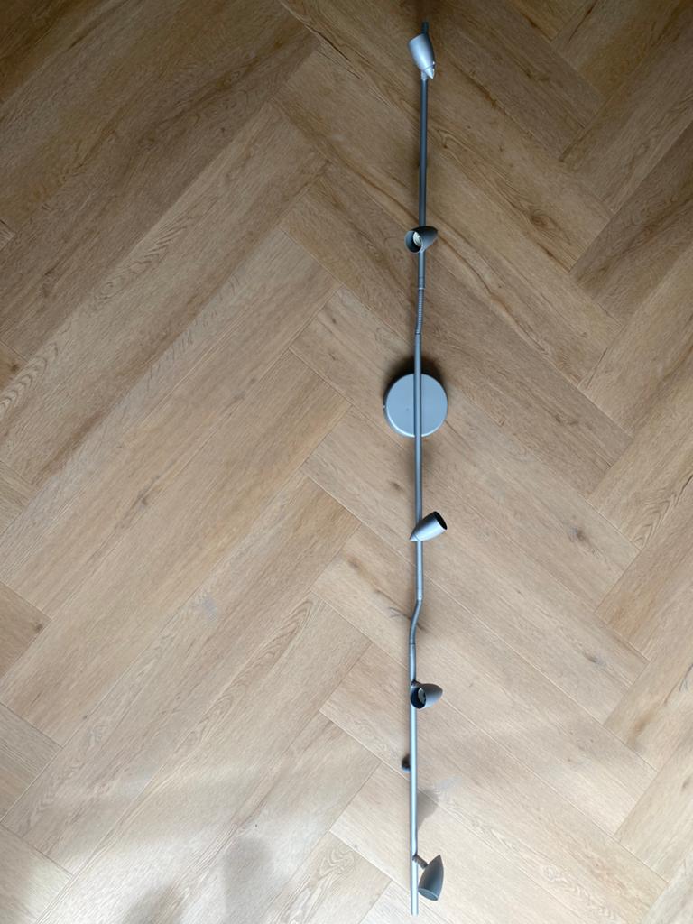 Te Koop ikea plafondspot 5 lampjes, Ophalen, Gebruikt, Metaal