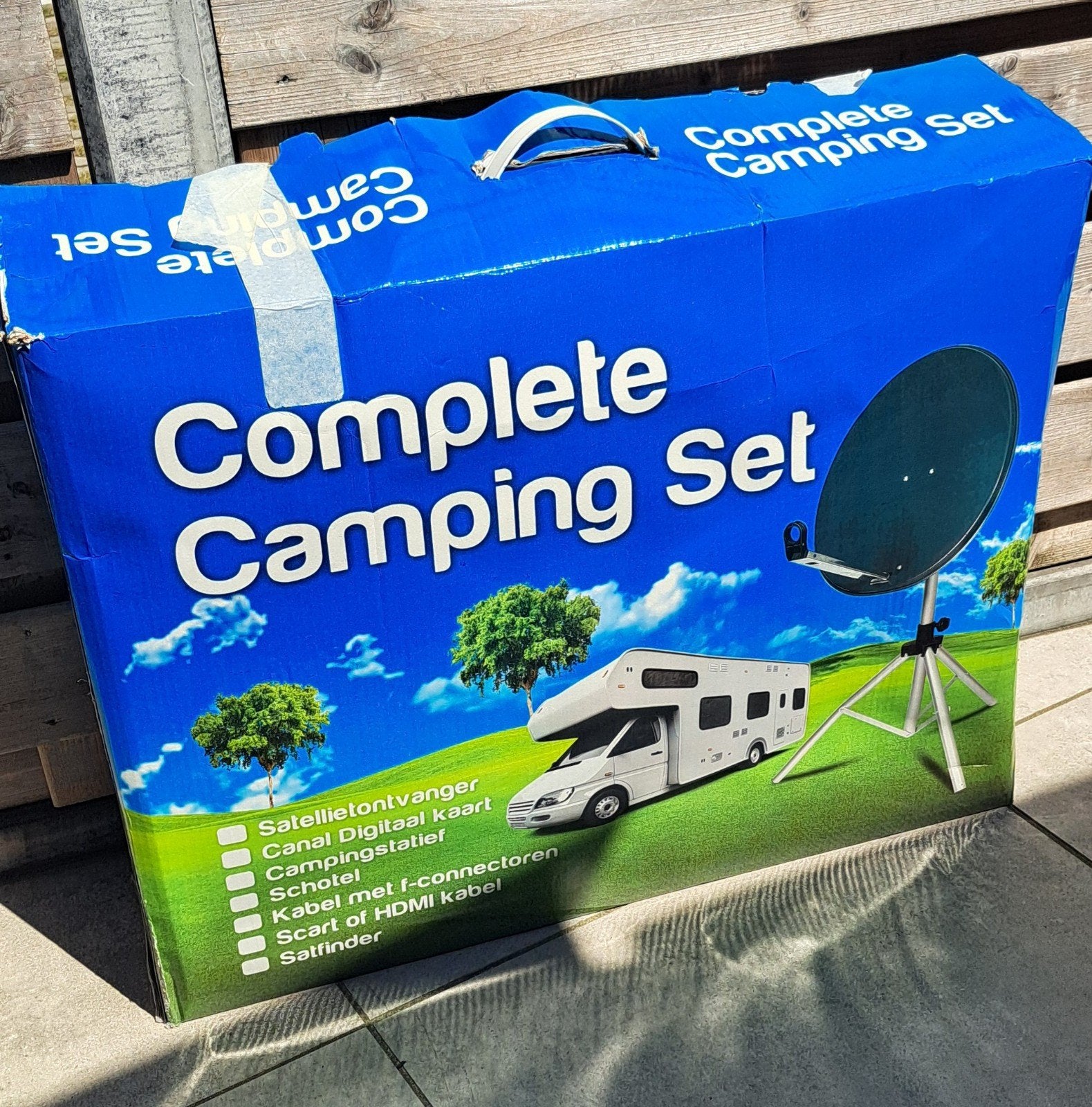Schotel set voor de camper/caravan, Ophalen of Verzenden