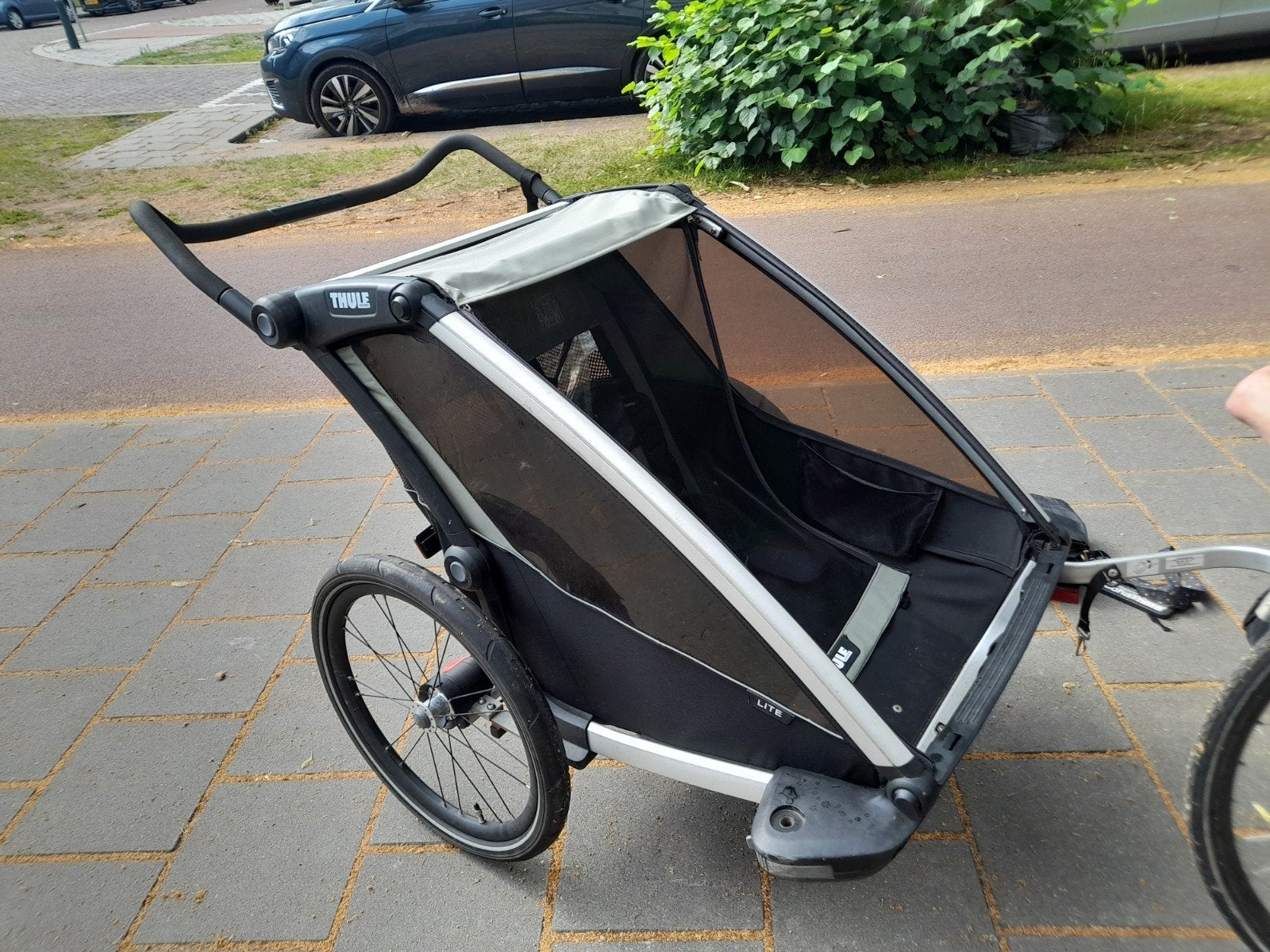 Thule Chariot Lite 2 Kinderkar - Zo goed als nieuw, Ophalen, Opvouwbaar, 20 tot 40 kg, Zo goed als nieuw