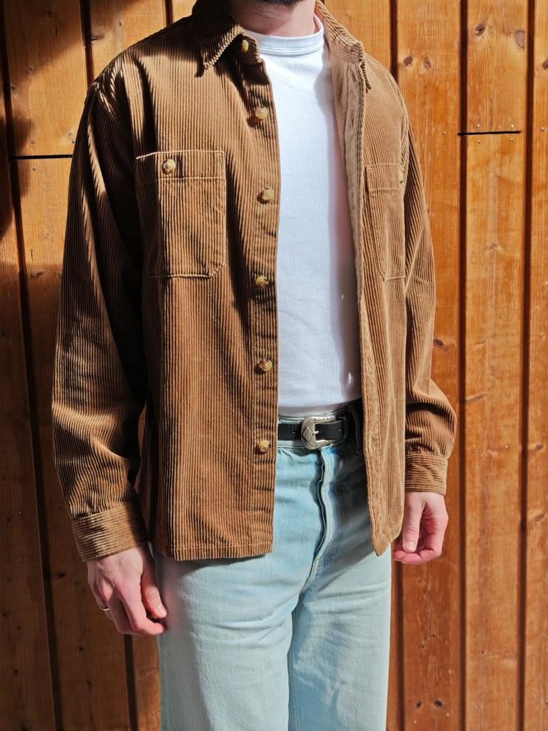 Corduroy Overshirt Uniqlo S Men, Kleding | Heren, Overhemden, Ophalen, Uniqlo, Bruin, Halswijdte 38 (S) of kleiner