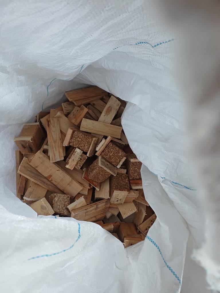 Big bag voor gezaagd pallethout voor 30 euro, Tuin en Terras, Minder dan 3 m³, Ophalen
