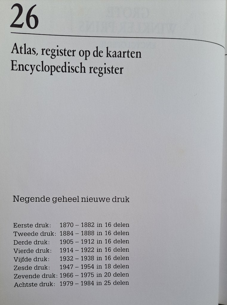 Winkler Prins encyclopedie, Ophalen, Gelezen