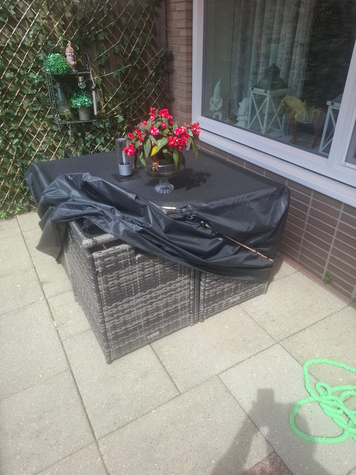 Tectake tuinset., Tuin en Terras, Tuinsets en Loungesets, Ophalen, Zo goed als nieuw, Aluminium, 4 zitplaatsen