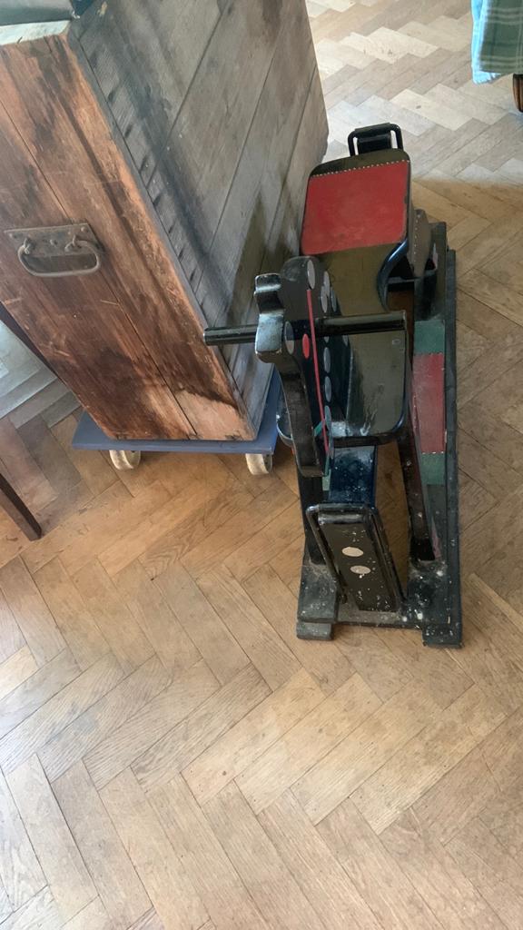 Hobbelpaard, Ophalen, Gebruikt, Hout