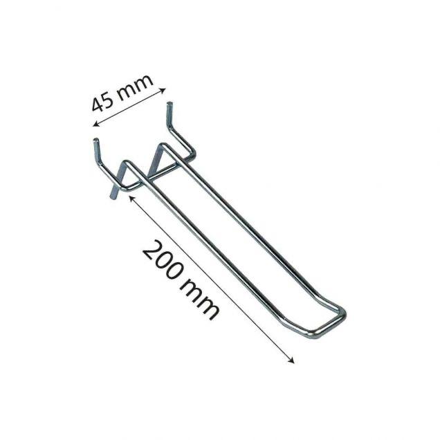Blisterhaken, Displayhaken 20cm sleufwand 50 stuks dubbel, Onbekend, Ophalen of Verzenden, Zo goed als nieuw, Onbekend