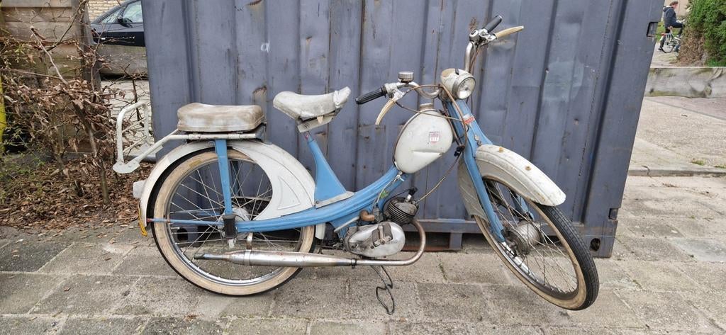 NSU Quickly met geel kenteken - Loopt prima!, Fietsen en Brommers, Ophalen of Verzenden, Gebruikt, Maximaal 45 km/u, NSU