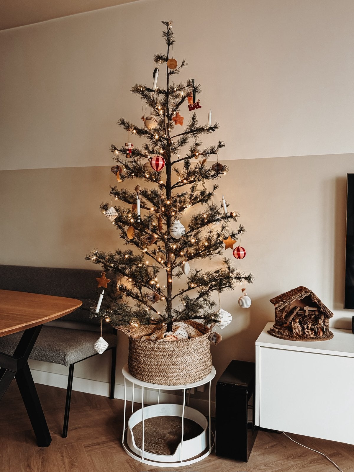 House doctor kerstboom met verlichting, Diversen, Ophalen, Zo goed als nieuw