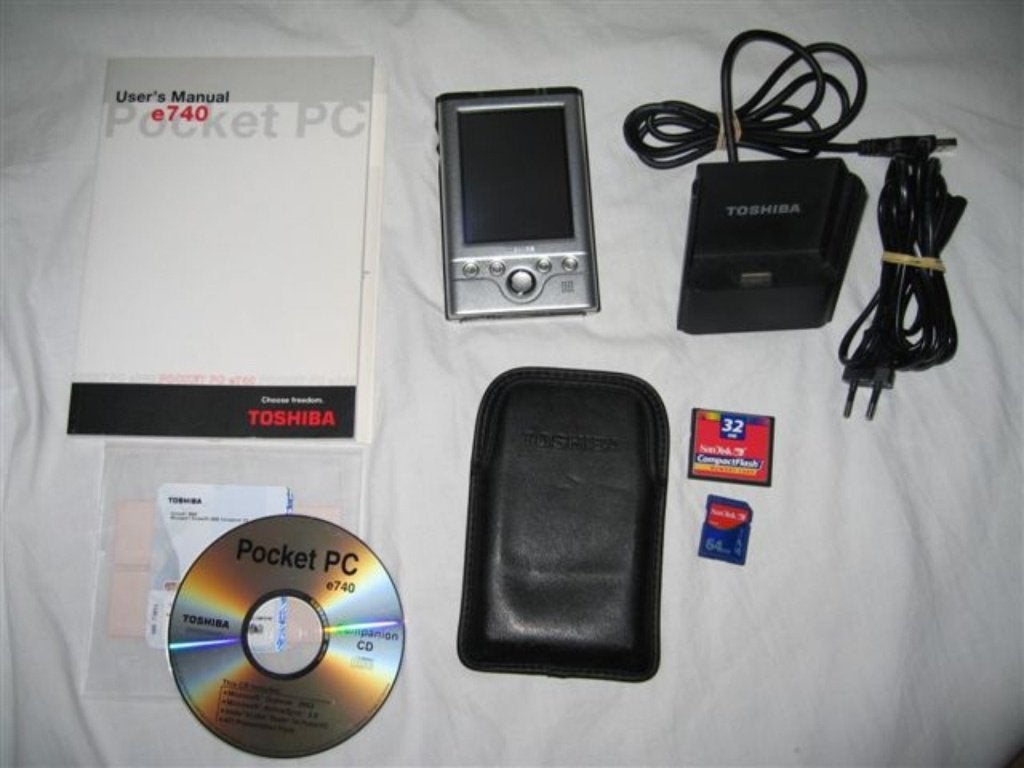 Toshiba e-740 PDA, Telecommunicatie, Pda's, Ophalen of Verzenden, Gebruikt, Windows Mobile