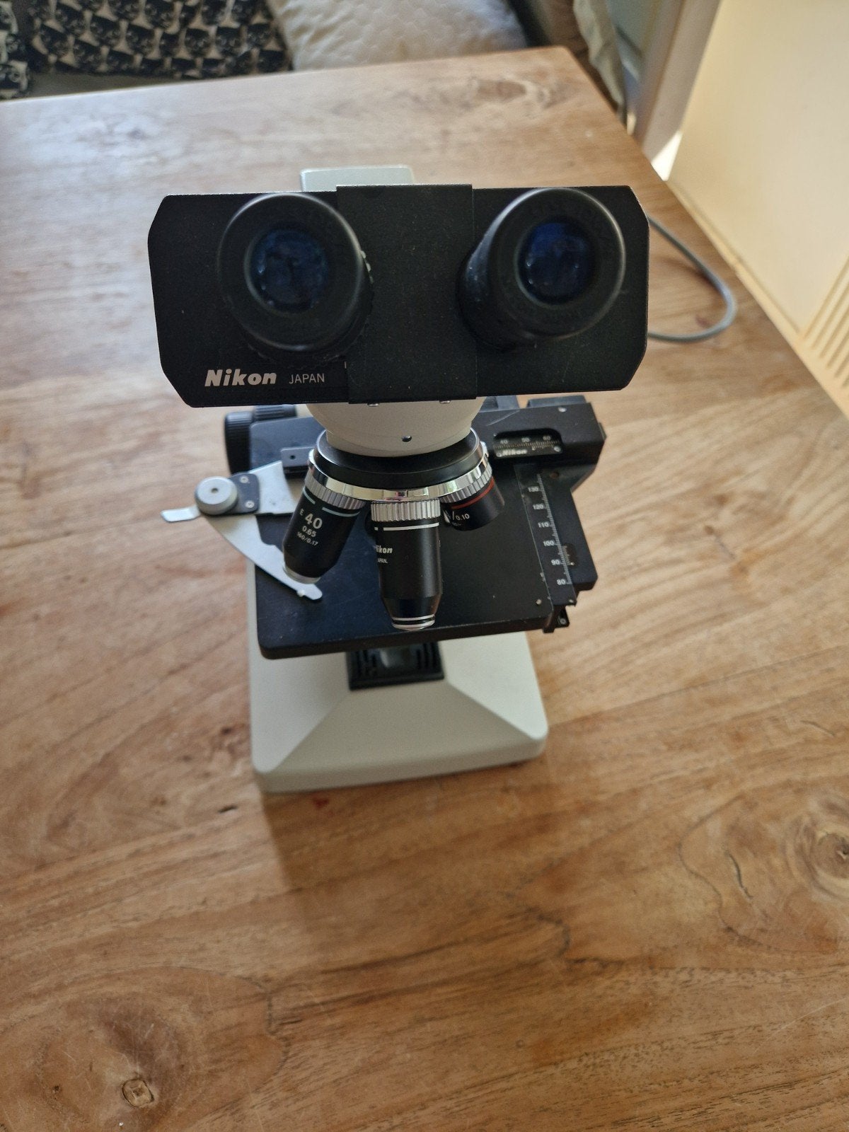 Nikon Microscope SE - Biologische Microscoop met Koffer, Audio, Tv en Foto, Optische apparatuur | Microscopen, Ophalen, Gebruikt