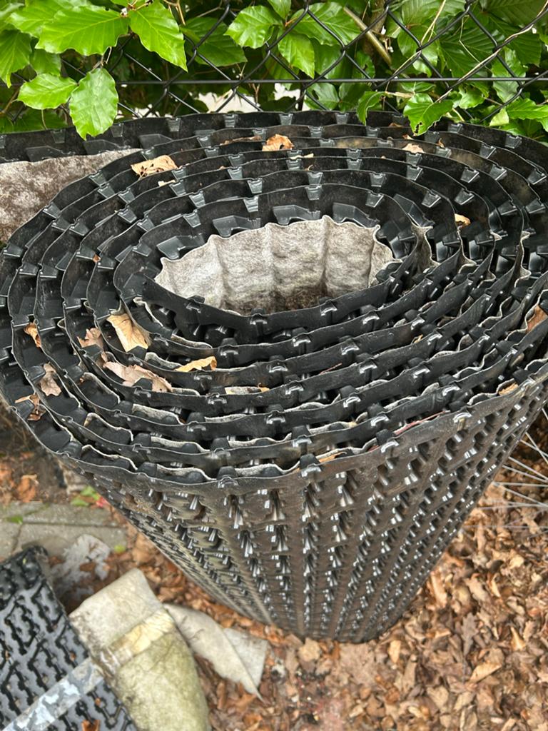 3 rollen drainagemat (voor onder sedum) voor ongeveer 30 m2, Tuin en Terras, Ophalen, Gebruikt