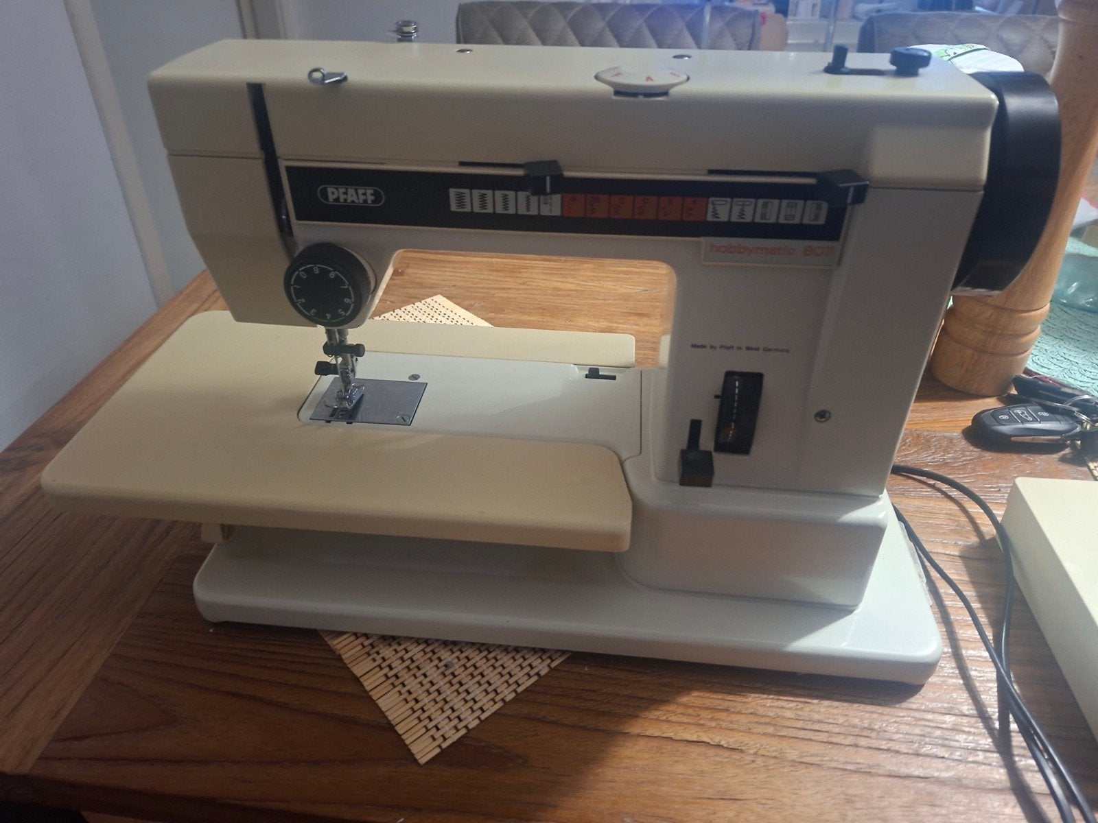 Pfaff Hobbymatic 807 Naaimachine - Simpel en Robuust, Ophalen of Verzenden, Gebruikt, Naaimachine, Pfaff