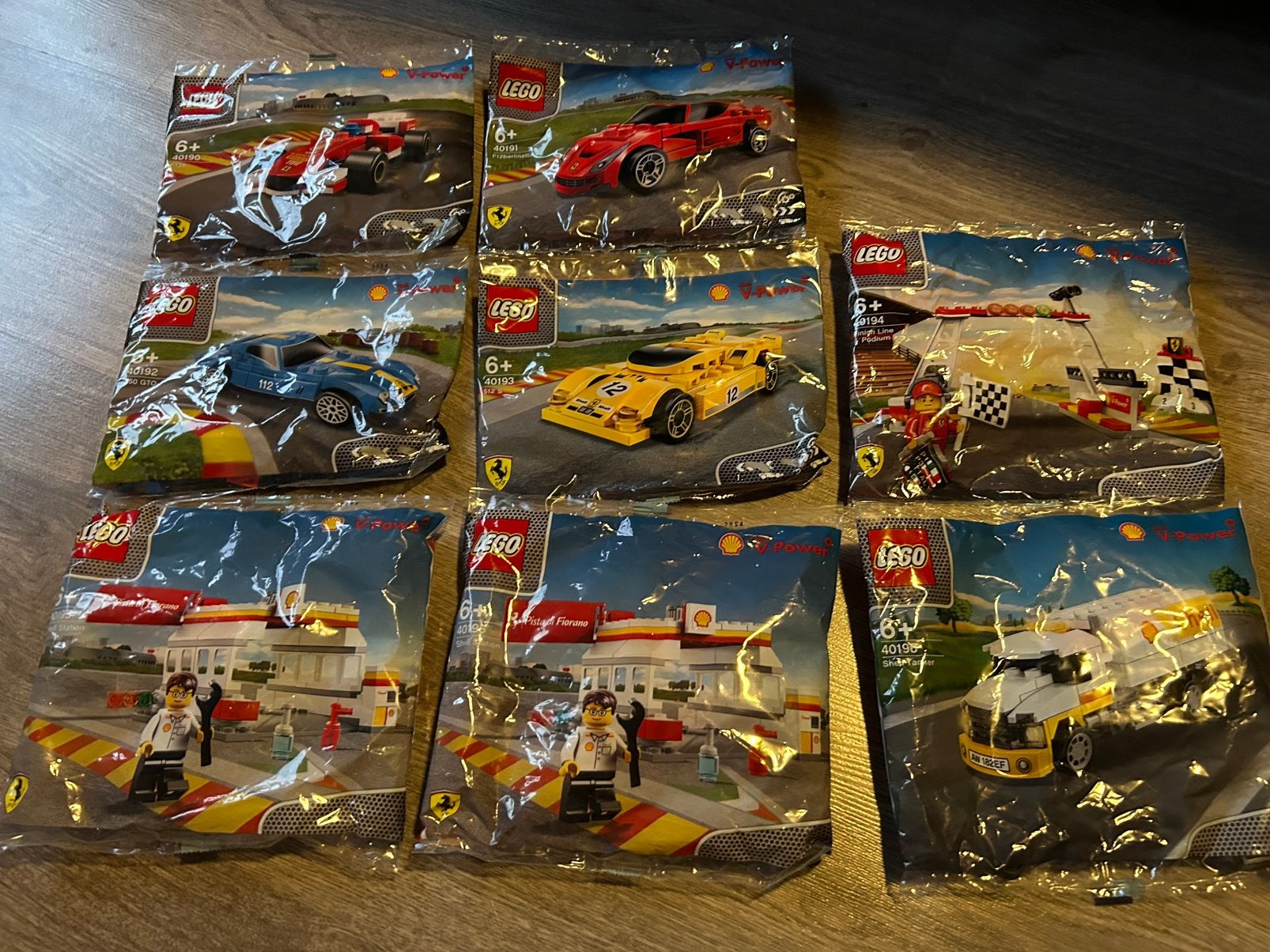 Lego Shell V-Power Ferrari 40190-191-192-193-194-195 NIEUW, Lego, Nieuw, Ophalen of Verzenden, Compleet