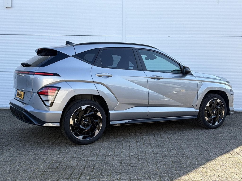 Hyundai Kona Electric N Line Business 64.8 kWh / Adaptieve C, Auto's, Hyundai, Stof, Automatische klimaatregeling, 750 kg, Origineel Nederlands