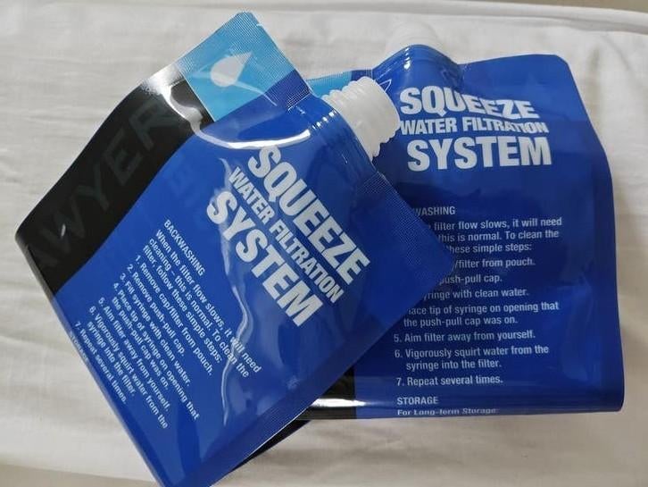 Zakken voor Sawyer Squeeze Water Filtratie Systeem - Nieuw, Caravans en Kamperen, Ophalen of Verzenden, Nieuw