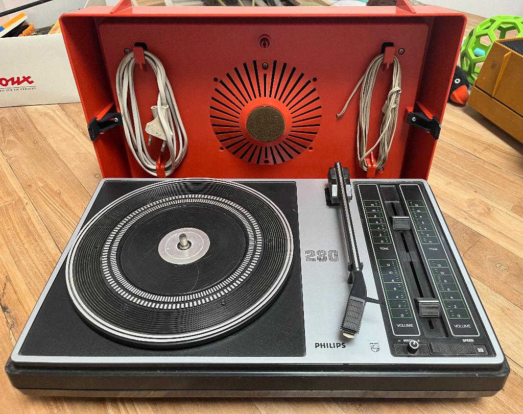 Vintage platenspeler - Philips, Ophalen, Gebruikt, Platenspeler, Philips