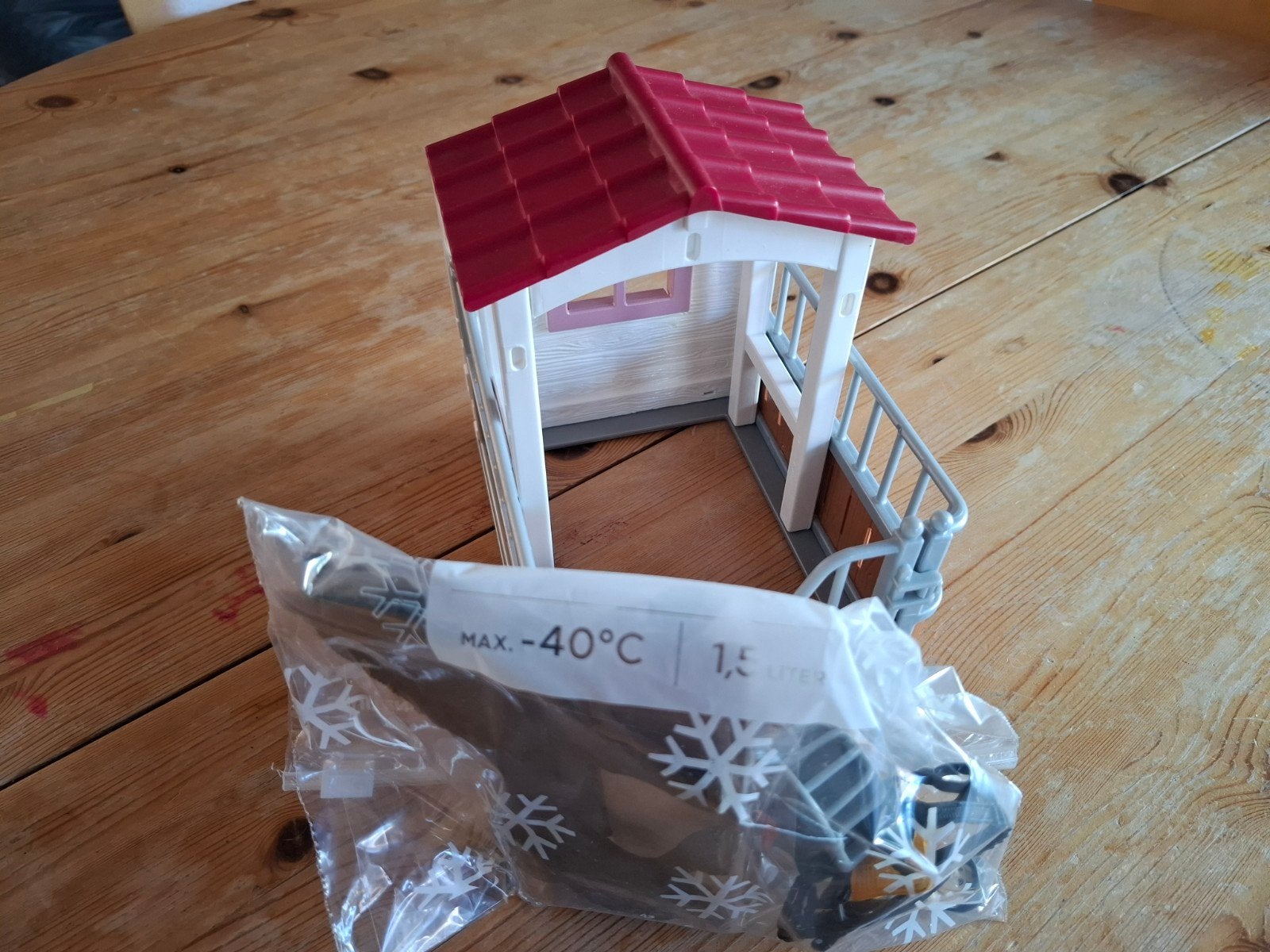 Schleichset paard met stal, Ophalen of Verzenden, Gebruikt, Meisje