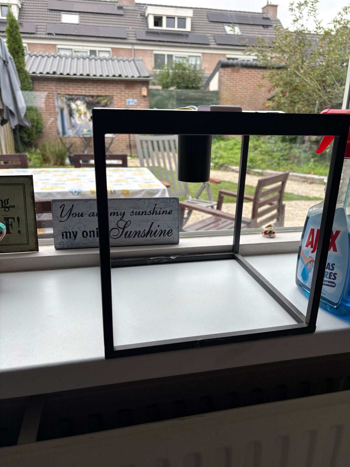 Zwarte kubus plafondlamp - Lucide, Metaal, Gebruikt, Zwart, Lucide